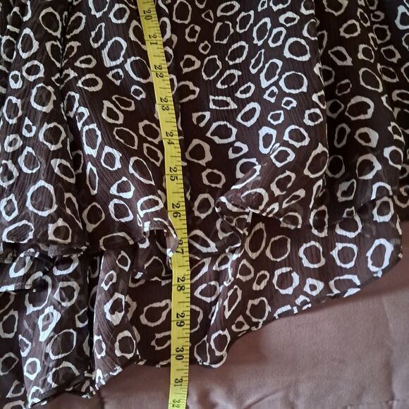 *Final Price* Jones New York Skirt Women's 16 Geometric Silk Midi Formal Evening - Picture 8 of 8